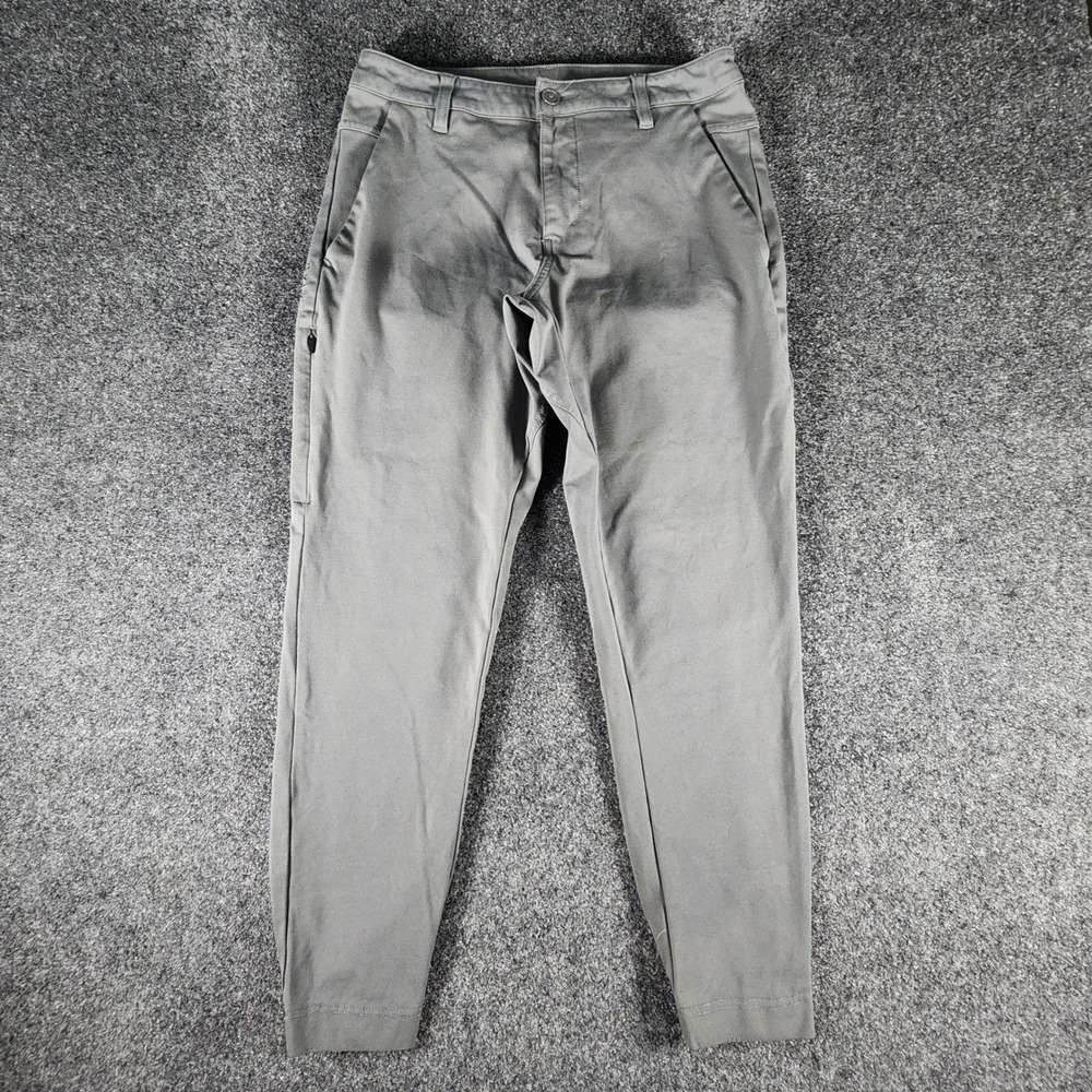 BYLT Premium Basics Everyday Jogger Pants Mens 32 Charcoal Gray Athleisure EUC